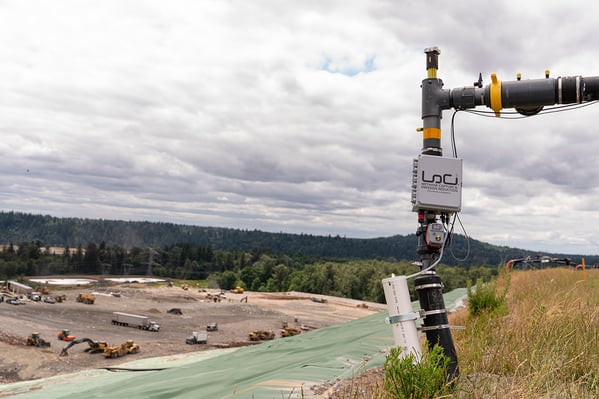 LoCI Controller atop a landfill